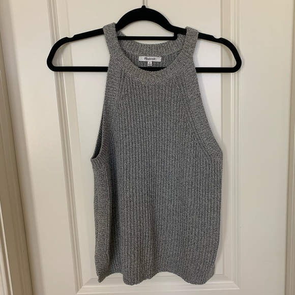 madewell gray knit tank - Picture 2 of 3